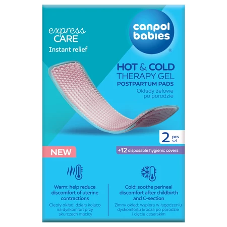 Canpol Bebés, sobres de gel postparto, 2 unidades