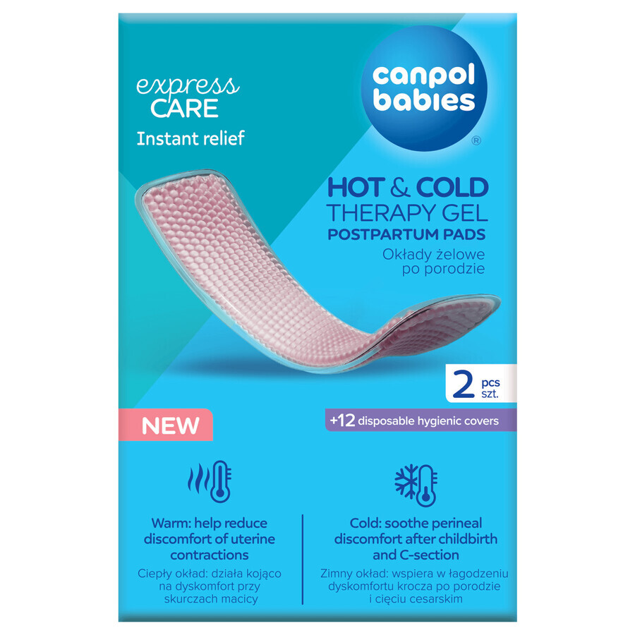 Canpol Babies, packs de gel post-partum, 2 pièces