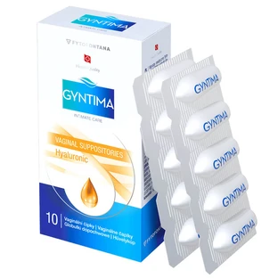 Fytofontana Gyntima Hyaluronic, globules vaginaux, 10 unités