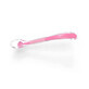 BabyOno Baby&#39;s Smile, soft silicone baby spoon, pink, from 6 months, 1 piece.