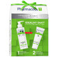 Lote Pharmaceris T Sebo-Moistatic, crema facial hidratante y calmante, FPS 30, 50 ml + Puri-Sebogel, gel limpiador T antibacteriano para el rostro, 80 ml