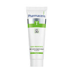 Set Pharmaceris T Sebo-Moistatic, crème hydratante et apaisante pour le visage, SPF 30, 50 ml + Puri-Sebogel, gel nettoyant antibactérien T pour le visage, 80 ml