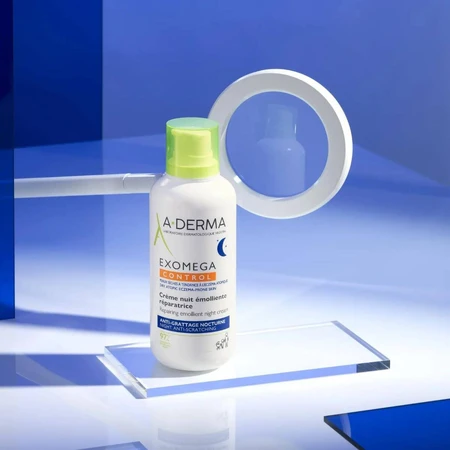 A-Derma Exomega Control, regenerating emollient night cream, dry and atopy-prone skin, from day 1, 400 ml