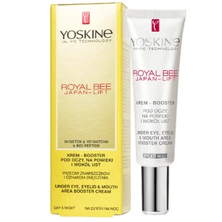 Yoskine Royal Bee Japan-Lift, crema-booster para ojos, párpados y labios, 15 ml
