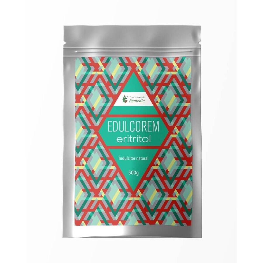 Indulcitor natural Edulcorem Eritritol, 500 g, Remedia