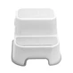 Antislip toiletzitting met 2 treden, grijs, Bebe Royal