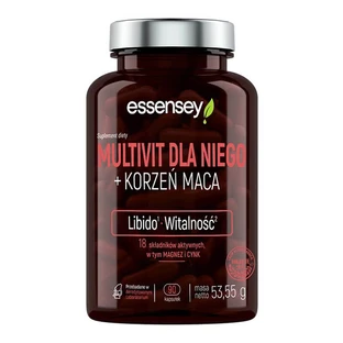 Essensey Multivit für Ihn + Maca-Wurzel, 90 Kapseln