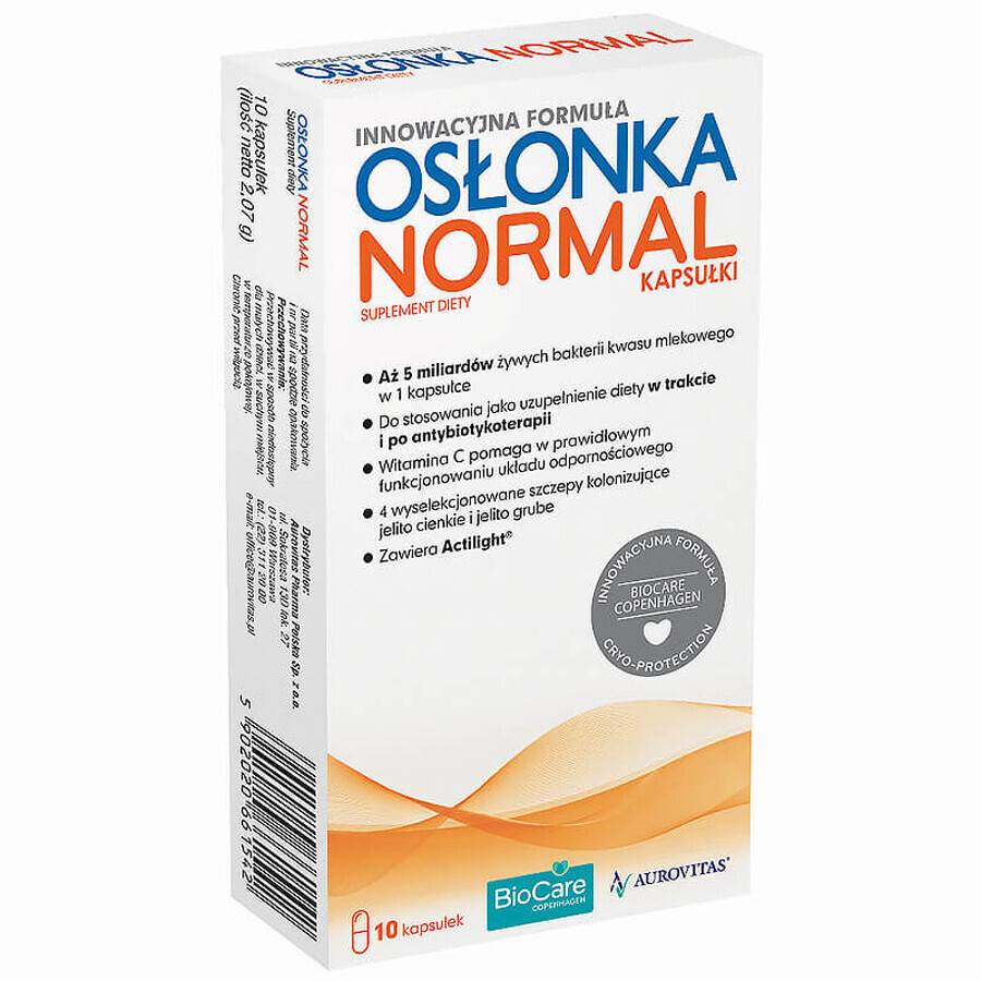 Set of Balance Cover, drops for children from birth, 7.5 ml + Normal Cover, 10 capsules