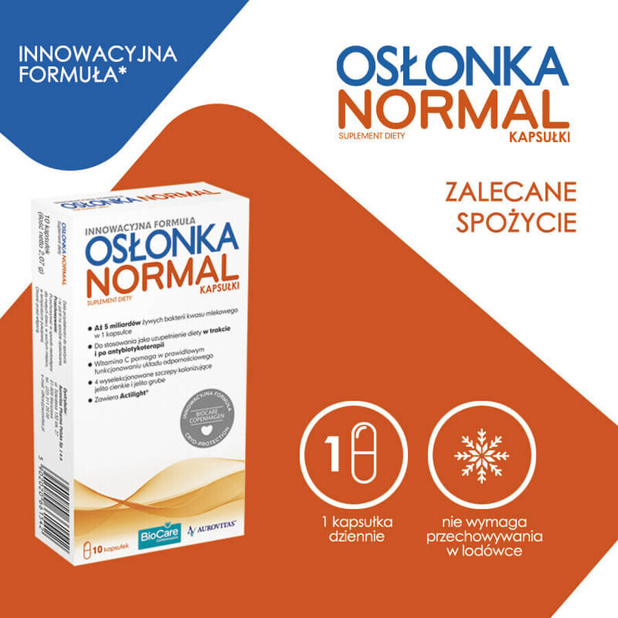 Set of Balance Cover, drops for children from birth, 7.5 ml + Normal Cover, 10 capsules
