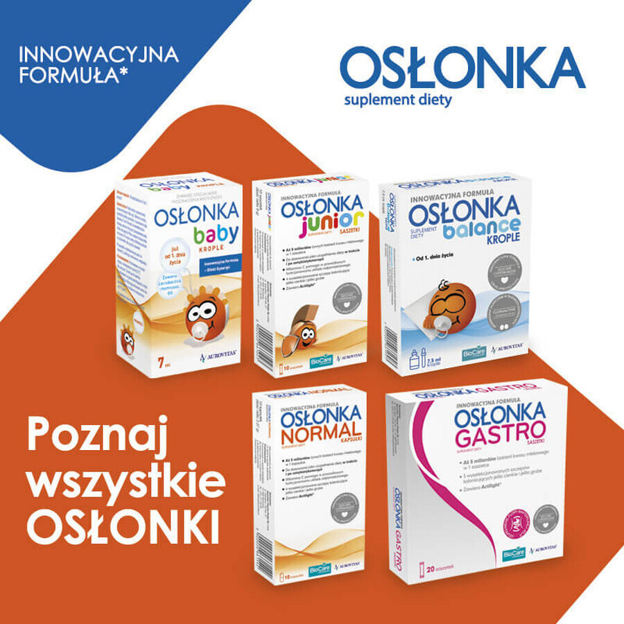 Set of Balance Cover, drops for children from birth, 7.5 ml + Normal Cover, 10 capsules