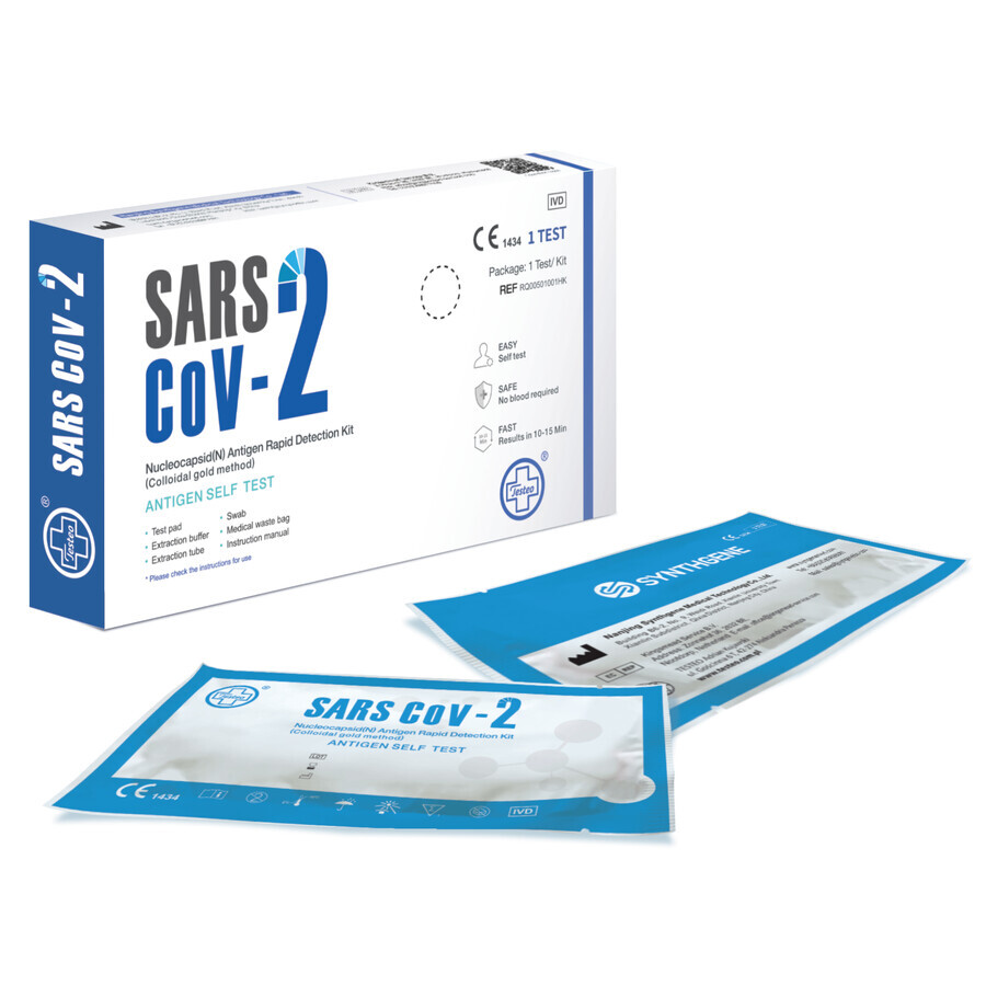 Testeo, SARS CoV-2 test, 1 piece
