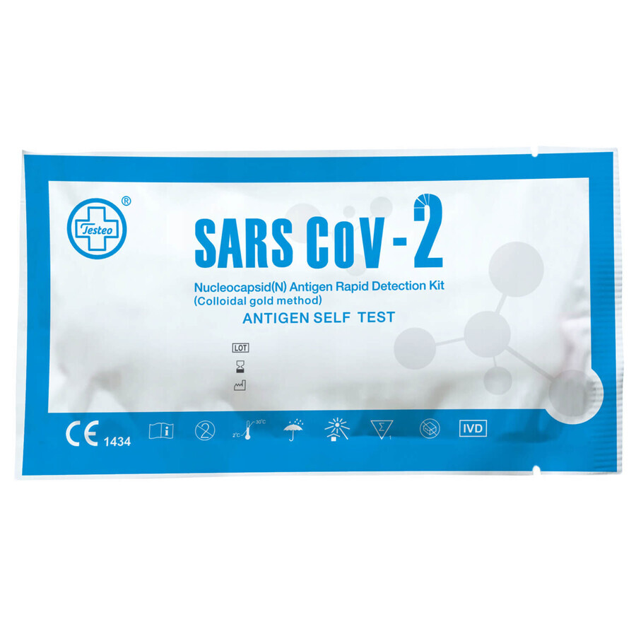Testeo, SARS CoV-2 test, 1 piece