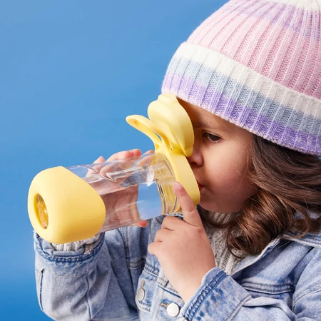 B.Box, bidon avec embout, tritan, bidon pour enfants, Lemon Twist, à partir de 3 ans, 450 ml