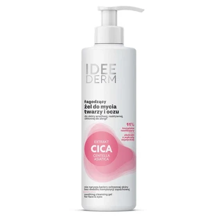 Idee Derm, gel limpiador calmante para rostro y ojos, 200 ml