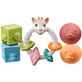 Sophie Giraffe So'pure set, rubber teether on wheel, from 3 months, 1 piece + cubes, 2 pieces + balls, 2 pieces