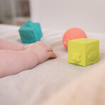 Sophie Giraffe So'pure set, rubber teether on wheel, from 3 months, 1 piece + cubes, 2 pieces + balls, 2 pieces