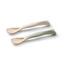 Set 2 flexible spoons, +6 months, Beige and Green, Babyono