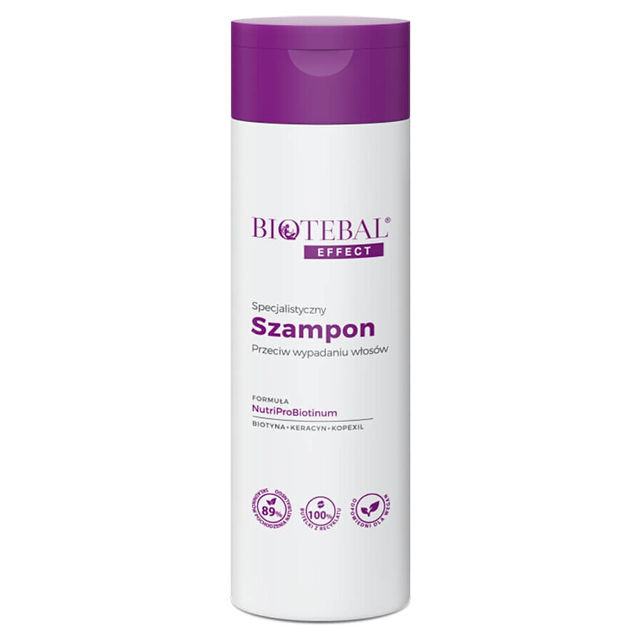 Conjunto Biotebal Effect, champú especializado contra la caída del cabello, 200 ml + suero spray especializado contra la caída del cabello, 130 ml