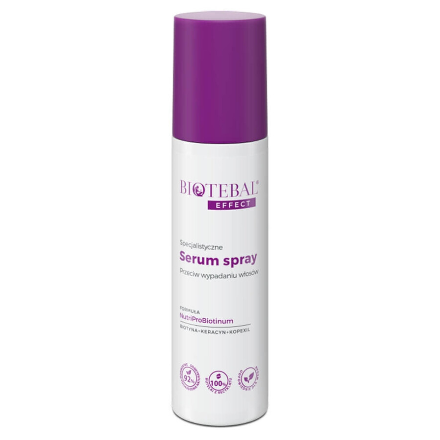 Conjunto Biotebal Effect, champú especializado contra la caída del cabello, 200 ml + suero spray especializado contra la caída del cabello, 130 ml