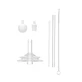 Set de paille avec valve de bouteille, Spectra