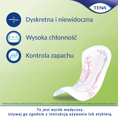 Set Tena Lady Slim, serviettes hygiéniques spécialisées, Mini Plus, 6 x 16 pcs