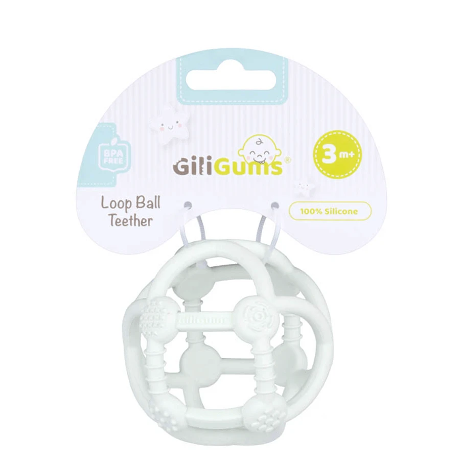 Dumel GiliGums, Beißring, Ball, Minze, ab 3 Monate, 1 Stück