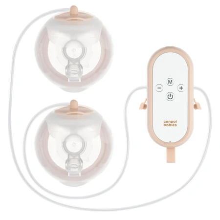 Canpol Babies MilkShell, extractor de leche doble concha móvil, 20/106