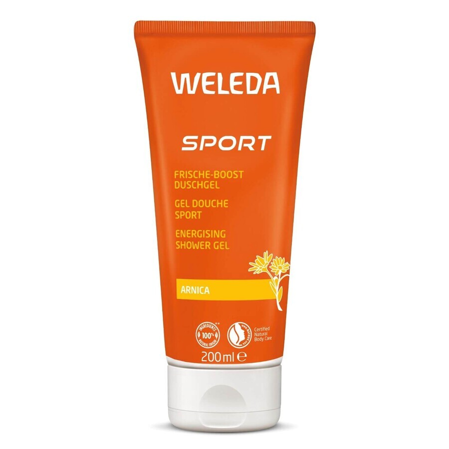 Weleda Sport, gel douche à l'arnica, 200 ml
