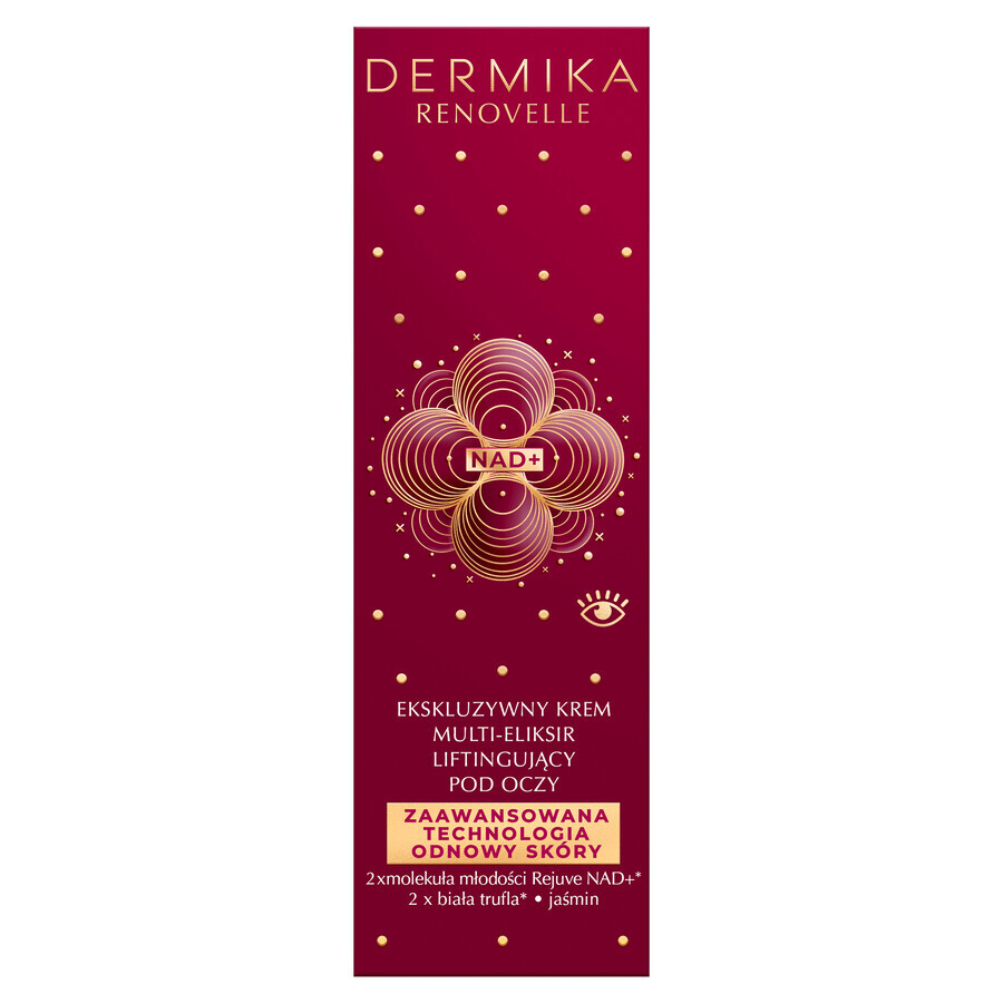 Dermika Renovelle, esclusiva crema occhi liftante multi-elixir, 15 ml
