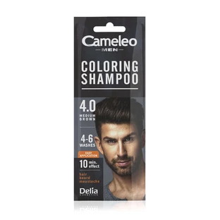 Cameleo Färbeshampoo, Braun 4.0, 15 ml, Delia Cosmetics