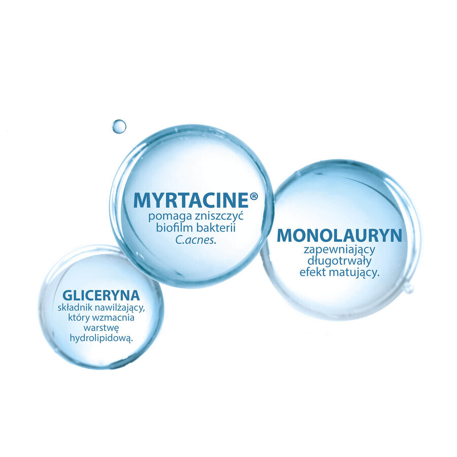 Set Ducray Keracnyl, gel espumoso para rostro y cuerpo, 200 ml + crema antiimperfecciones, 30 ml