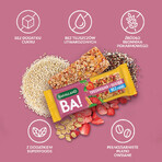 Bakalland BA ! set de barres de céréales, fraise et quinoa, sans sucre ajouté, 4 x 30 g Bakalland BA ! set de barres de céréales, fraise et quinoa, sans sucre ajouté, 4 x 30 g