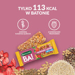 Bakalland BA ! set de barres de céréales, fraise et quinoa, sans sucre ajouté, 4 x 30 g Bakalland BA ! set de barres de céréales, fraise et quinoa, sans sucre ajouté, 4 x 30 g