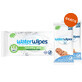 WaterWipes Hydrating Clean Bio, wipes with aloe vera extract, 60 pieces + WaterWipes Bio, 2 x 10 pieces free
