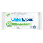 WaterWipes Hydrating Clean Bio, lingettes à l'extrait d'aloe vera, 60 pièces + WaterWipes Bio, 2 x 10 pièces gratuites WaterWipes Hydrating Clean Bio, lingettes à l'extrait d'aloe vera, 60 pièces + WaterWipes Bio, 2 x 10 pièces gratuites