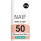 Naif Baby & Kids, minerale zonnebrandstick voor baby's en kinderen, vanaf de geboorte, SPF 50, 36 g