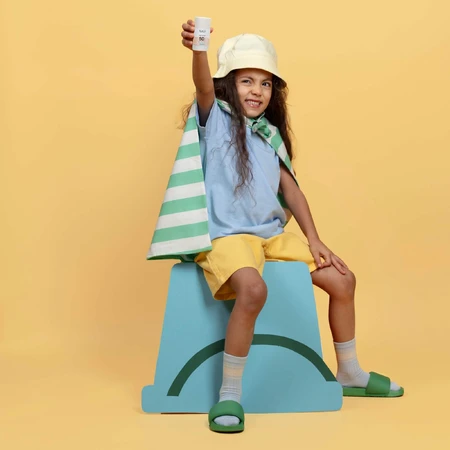 Naif Baby & Kids, minerale zonnebrandstick voor baby's en kinderen, vanaf de geboorte, SPF 50, 36 g