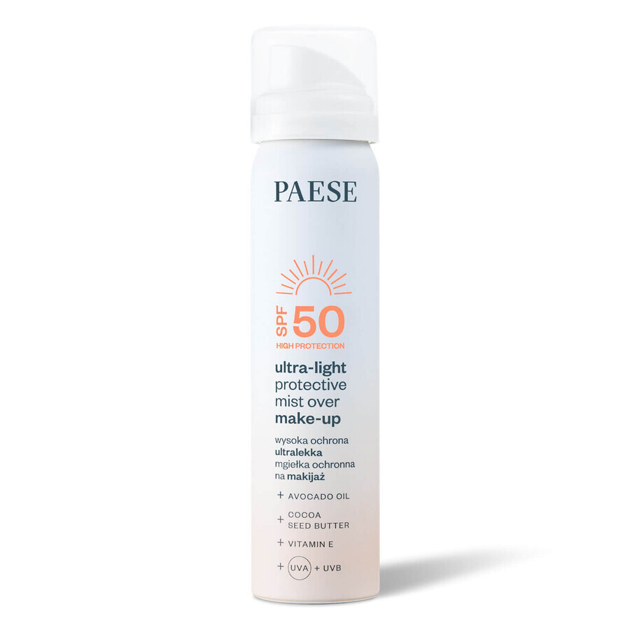 Paese, ultralight protective mist, SPF 50, 75 ml