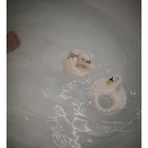 Natruba, Beißring aus Naturkautschuk, Schwan, ab Geburt, 1 Stück