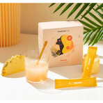 Health Labs Kit GlowMe, aromă de ananas-mango, 30 de pliculețe + OmegaMe, 60 de capsule + sac de baie gratuit Health Labs Kit GlowMe, aromă de ananas-mango, 30 de pliculețe + OmegaMe, 60 de capsule + sac de baie gratuit