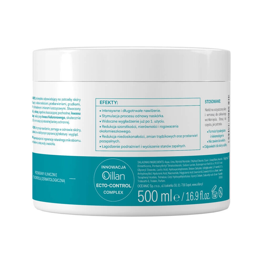 Oillan Skin Control, lotion lissante pour le corps, 500 ml