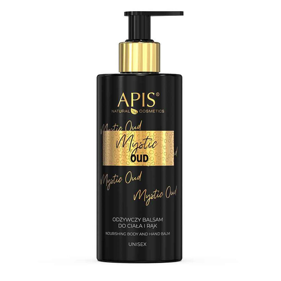 Set Apis Mystic Oud, lumânare naturală din soia, 220 g + loțiune hrănitoare pentru corp și mâini, 300 ml + ceață pentru corp și păr, 150 ml gratuit