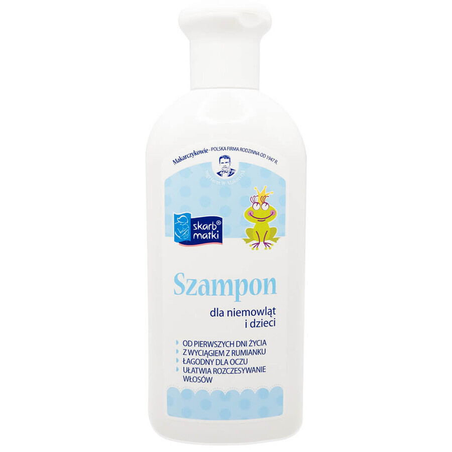 Set Skarb Matki Olejuszka, olie tegen roos, vanaf de geboorte, 30 ml + shampoo voor baby's en kinderen vanaf 1 levensdag, 250 ml