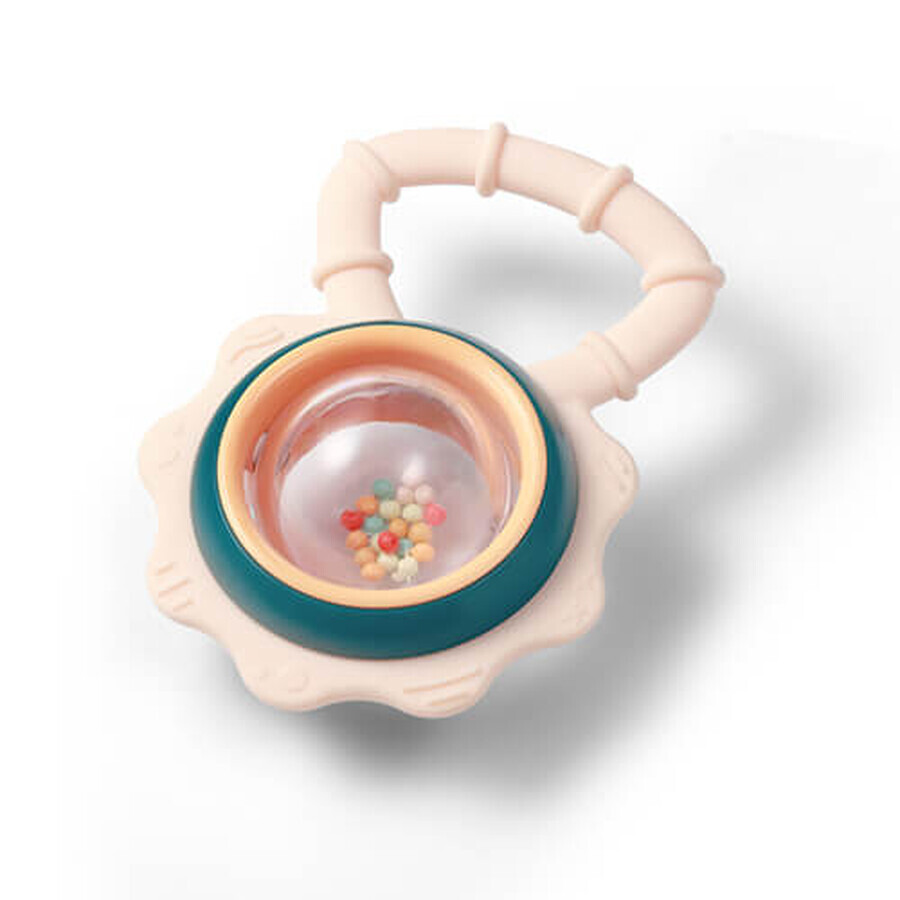 BabyOno, rattle with teether, from 3 months, 1 piece