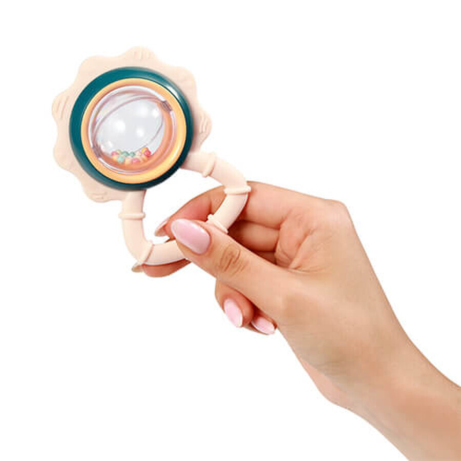 BabyOno, rattle with teether, from 3 months, 1 piece