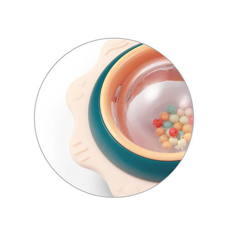 BabyOno, rattle with teether, from 3 months, 1 piece