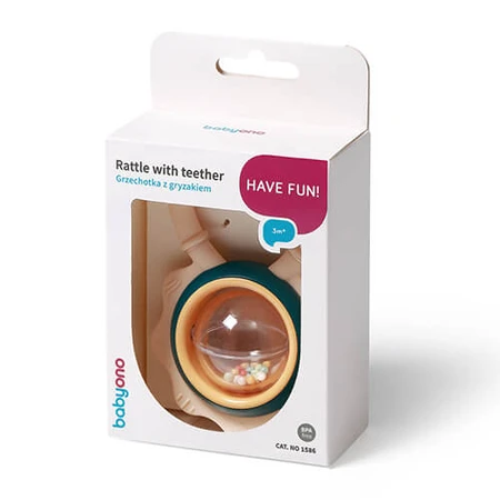 BabyOno, hochet avec peluche, à partir de 3 mois, 1 pc.
