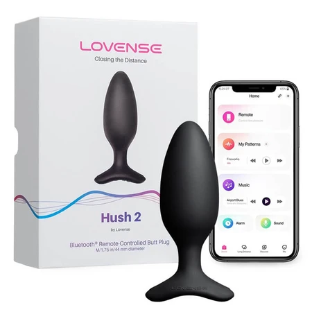 Lovense Hush 2, App-gesteuerter Analplug, S