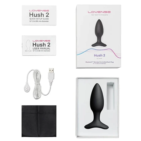 Lovense Hush 2, App-gesteuerter Analplug, S