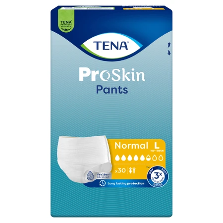 Set Tena Pants ProSkin, absorberende slip, maat L, 100-135 cm, Normaal, 2 x 30 stuks